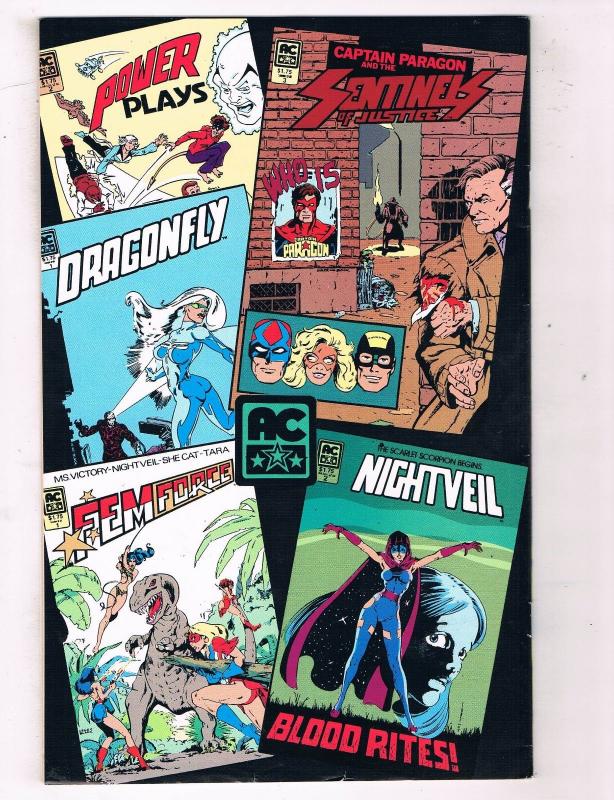 Captain Paragon & The Sentinels Of Justice #1 VF AC Comics Comic Book DE47 AD33