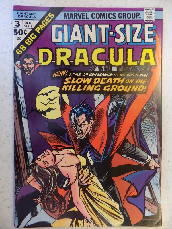 GIANT-SIZE DRACULA # 3 MARVEL BRONZE HORROR 