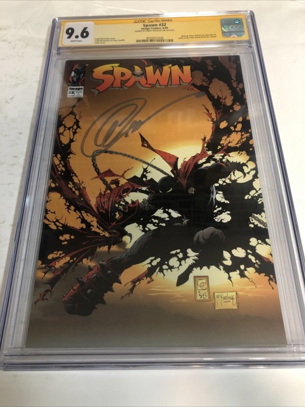 Spawn (1995) # 32 (CGC 9.6 SS) Signed Greg Capullo * Image Comics