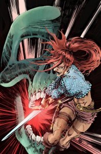 Immortal Red Sonja #7R VF/NM ; Dynamite | FOC 1:10 variant Lau virgin