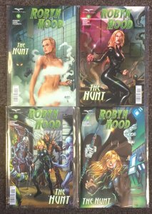 Robyn Hood The Hunt #2 All 4 regular Covers A B C D Grimm Fairy Zenescope Nm