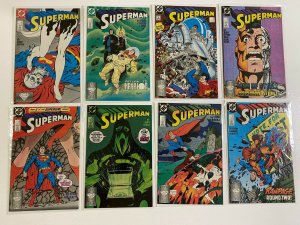 Superman run #1-49 8.0 VF (1987-90 2nd Series) 