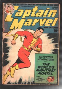 Captain Marvel Adventures #115  1950 - Fawcett  -G - Comic Book