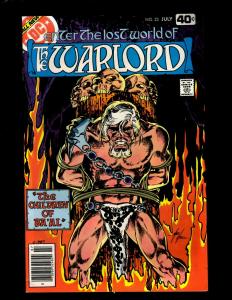 10 The Warlord DC Comic Books #21 22 23 24 25 26 27 28 29 30 JF12