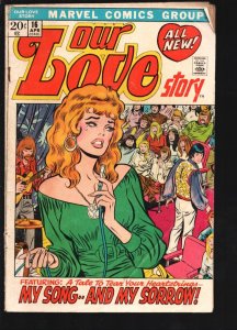 Our Love Story #16  1972 - Marvel  -G/VG - Comic Book