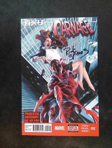 Axis Carnage #2  MARVEL Comics 2015 NM  Signed By Rick Spears