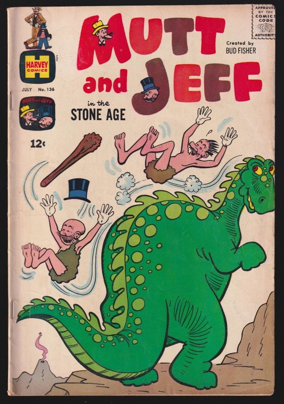 Mutt and Jeff 136 (1963) FN- Silver Age Harvey comic