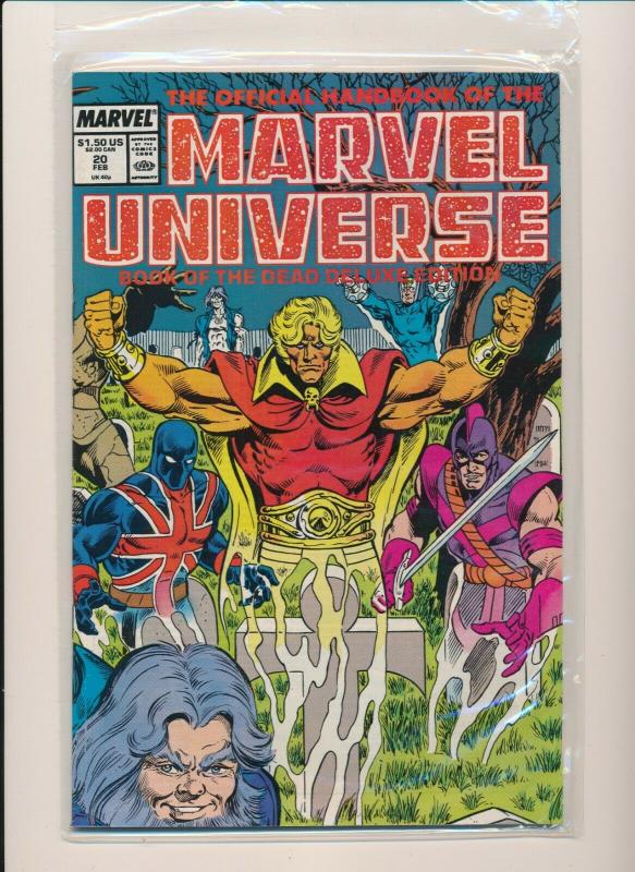 Lot of 8-MARVEL UNIVERSE BOOK OF DEAD I&II, Weapons, & MORE!! #13-20 VF(PF748) 