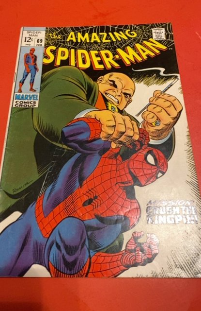 The Amazing Spider-Man #69 (1969)vs kingpin