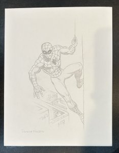 ORIGINAL RAMONA FRADON SPIDER-MAN COMIC ART SKETCH