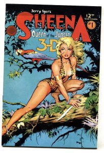 Sheena Queen of The Jungle 3-D #1 1985-Blackthorn-Dave Stevens-1st issue-vf/NM