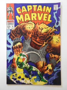 Captain Marvel #6 (1968) Classic Mar-vell! Beautiful Fine Condition!