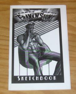 Secret Agent Frank N. Stone Sketchbook #1 VF rare ashcan - frankenstein sendup 