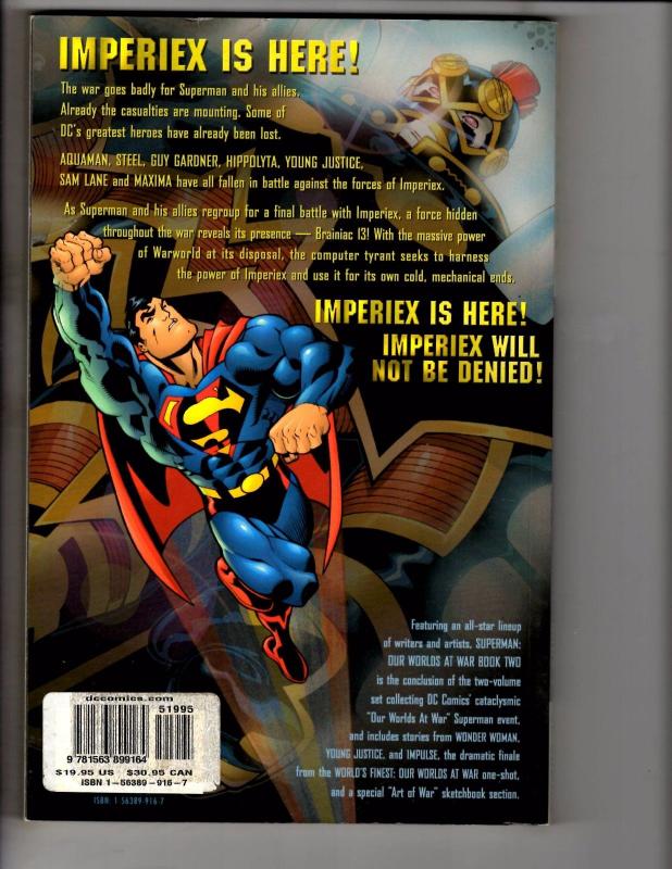 Superman Our Worlds At War Book # 2 DC Comics TPB Graphic Novel Comic Book J243