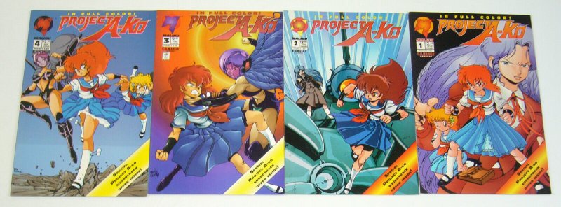 Project A-KO #1-4 VF/NM complete series BEN DUNN malibu comics U.S. MANGA 1994