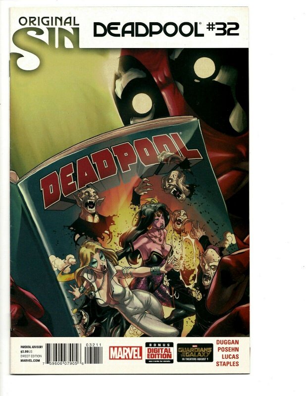 10 Deadpool Marvel Comics 19 20 23 24 25(2) 26 30 31 32 Merc with a Mouth J402