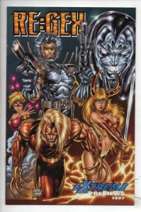 RE-GEX #1, PREVIEW, NM-, Rob LIEFeld, 1997, Extreme, Platt, more Indies in store