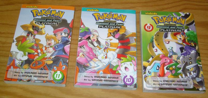 Pokemon Adventures Diamond and Pearl Platinum Manga Comic Books Volumes  1-10 English books IN PERFECT CONDITION!! $100 value! for Sale in Miami, FL  - OfferUp