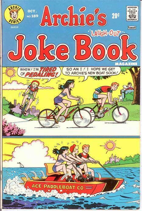 ARCHIES JOKE BOOK (1954-1982)189 VF Oct. 1973 COMICS BOOK