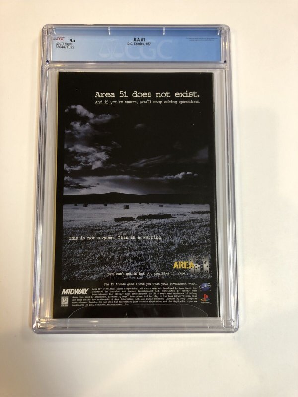 JLA (1997) # 1 (CGC 9.6 WP) Future Key