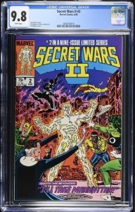 Secret Wars II #2 1985 Marvel Comics CGC 9.8 White Pages 018