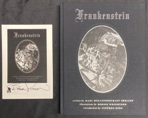 Frankenstein Mary Shelley Hardcover (EX) 2008 Signed by Bernie Wrightson w COA