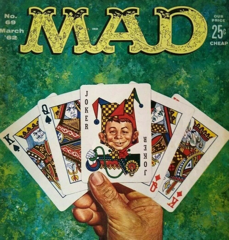 MAD Magazine March 1962 Issue No 69 Celebrities Movies TV Shows Parody Spoofs  