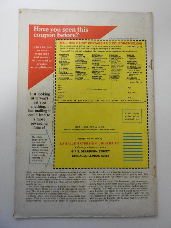 Thor #229 VG- Condition MVS intact! cover detached bottom staple