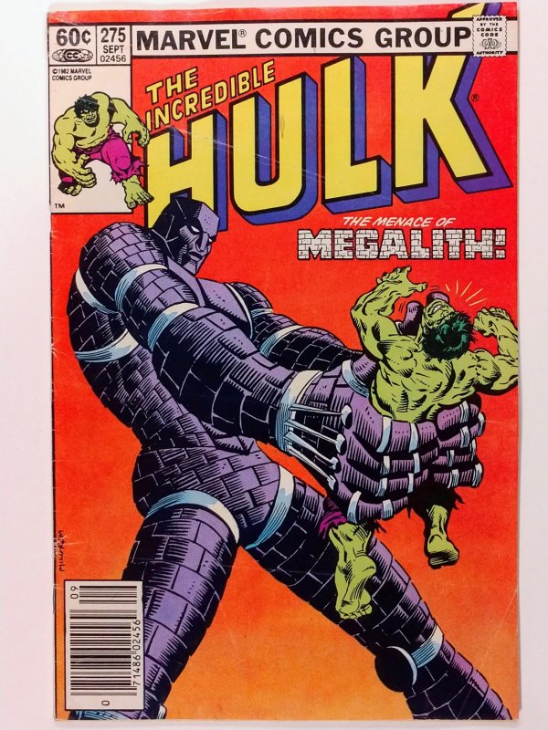 The Incredible Hulk #275 (4.5, 1982) NEWSSTAND