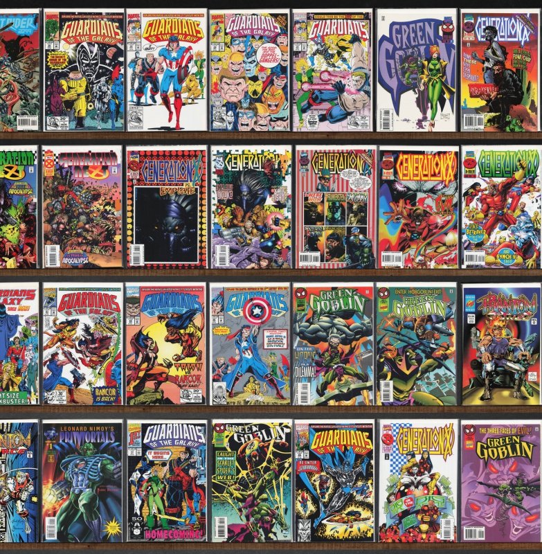 Huge Lot 140+ Comics with Generation X, Fantastic Four, Green Goblin & More!