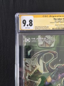 THE JOKER #12 CGC 9.8 Gold Signed Guiseppe Camuncoli