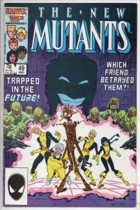 NEW MUTANTS #49, NM- Mayerik Marvel 1983 1987, more in store