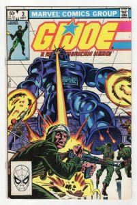 GI Joe #3 2nd Print VINTAGE 1982 Marvel Comics
