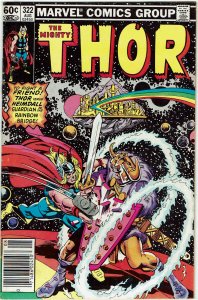 Thor #322 (1966 v1) Odin Balder Newsstand VF