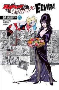 Harley Quinn X Elvira #6 2026 Amanda Conner 1:10 Ratio Dynamite EB800