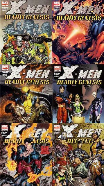 X MEN DEADLY GENESIS (2006) 1-6  complete series! COMICS BOOK