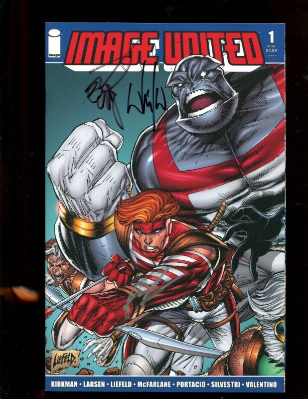 IMAGE UNITED #1 (9.2) SIGNED BY LARSEN, PORTACIO, LIEFELD!