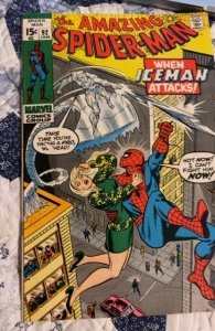 The Amazing Spider-Man #92 (1971)whe iceman attacks