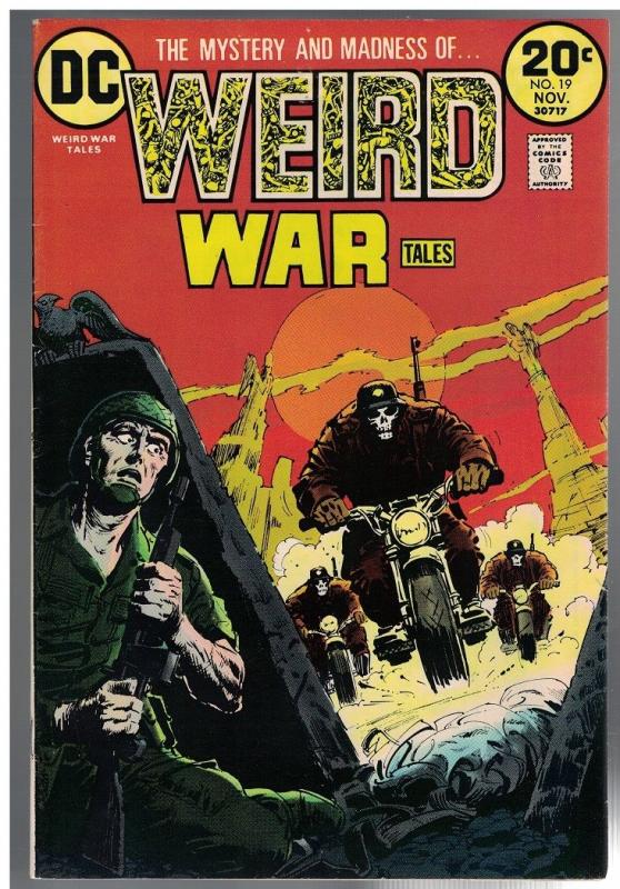 WEIRD WAR TALES (1972) 19 VG-F Nov. 1973