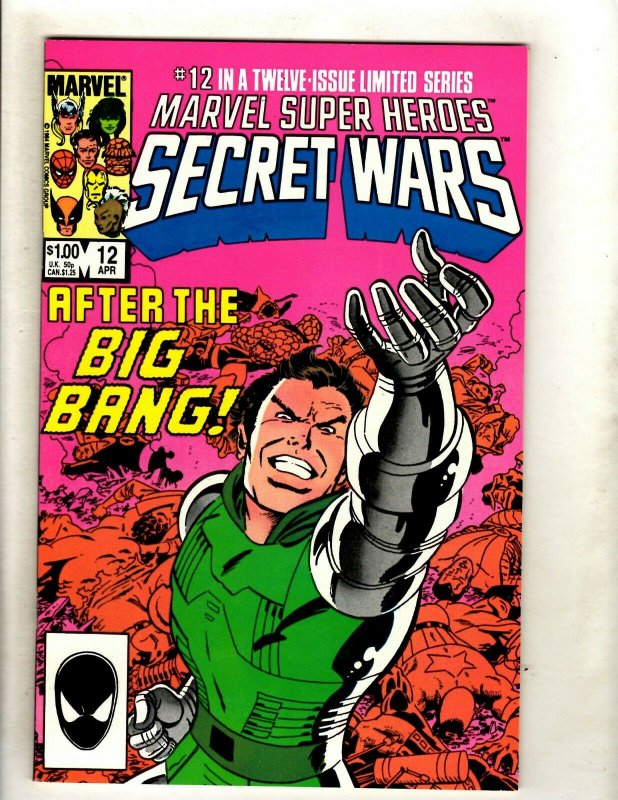 Secret Wars Complete Marvel Comics Series # 1 2 3 4 5 6 7 8 9 (NM) 10 11 12 HJ9