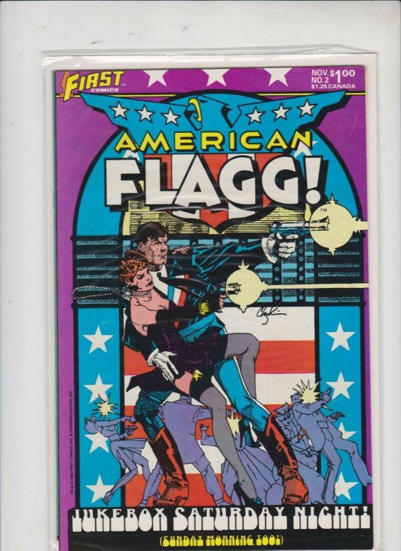 AMERICAN FLAGG V1 #2 1983 FIRST COMICS / UNREAD / HIGH QUALITY