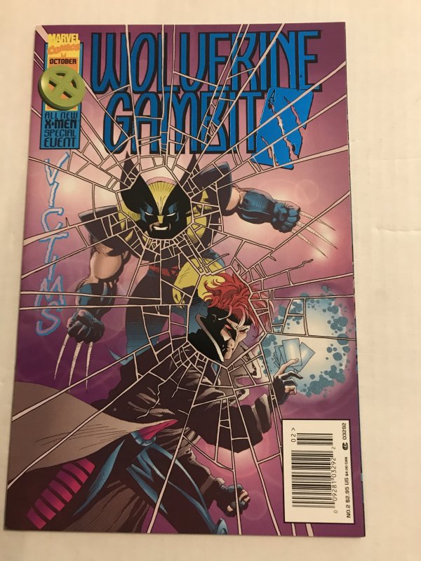 WOLVERINE / GAMBIT Victims #2 : Marvel 1995 NM-; Newsstand Variant, Tim Sale art