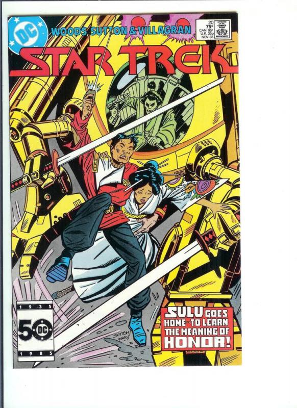 Star Trek #20 - Copper Age - Nov., 1985 (VF/NM)