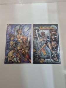 Avengelyne #1 - 2 Chromium Variants  (Maximum Press May 1995) Near Mint