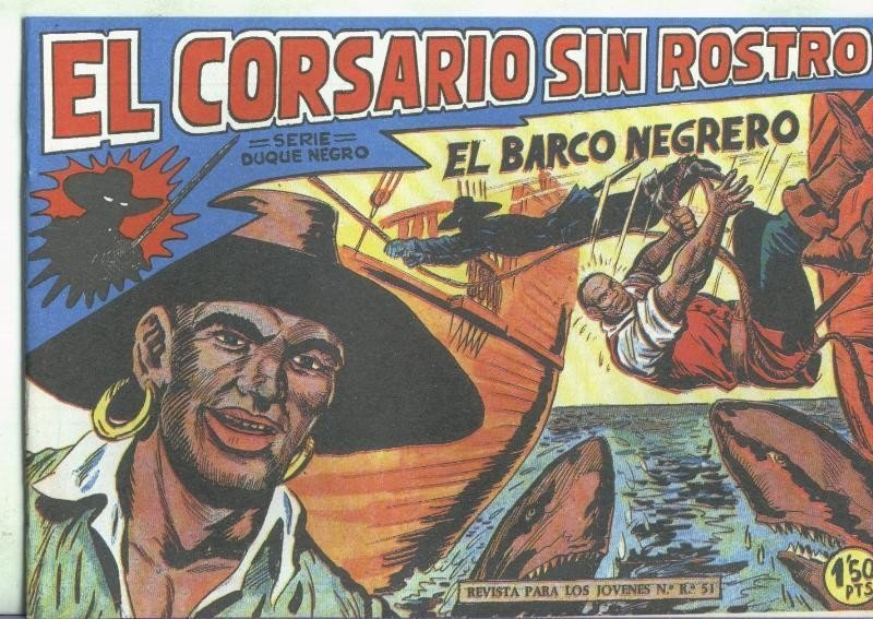 El Corsario sin Rostro, facsimil numero 20: El barco negrero