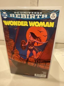Wonder Woman #32  9.0 (our highest grade)  2017  Jenny Frison Variant!