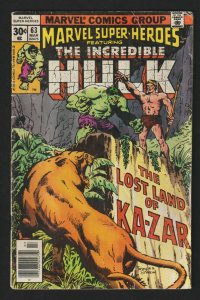 Marvel Super-Heroes #63 (1977) Marvel Comics - The Incredible Hulk