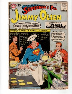 SUPERMAN'S PAL JIMMY OLSEN #38 - DC COMICS - 1959 - Fair Condition