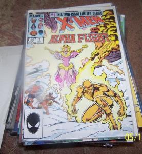 X Men and  Alpha Flight comic #1  1985, Marvel) asgard wolverine storm phoenix 