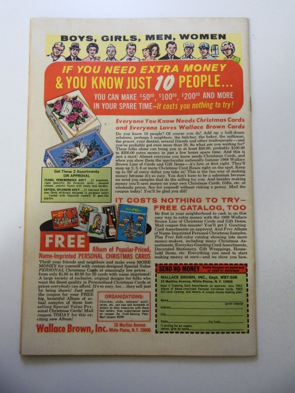 Bewitched #13 (1969) VG+ Condition indentions on fc